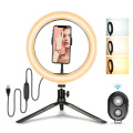 10 Inch Led Selfie Photography Dimmable Selfie Ring Light With Tripod Stand Ring Light With Stand Video Ring Light Tik Tok